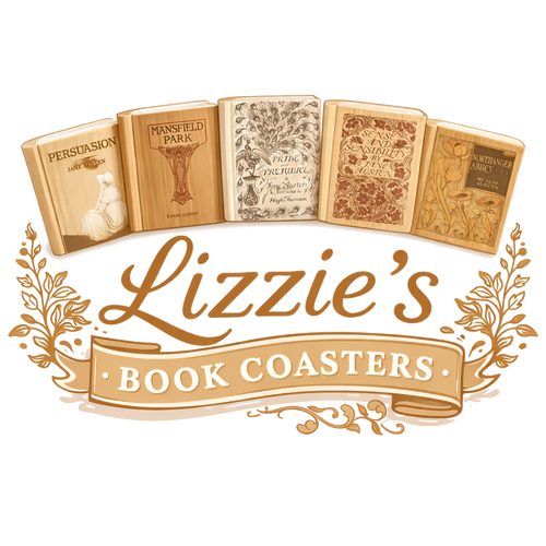 Lizzies Book Coasters